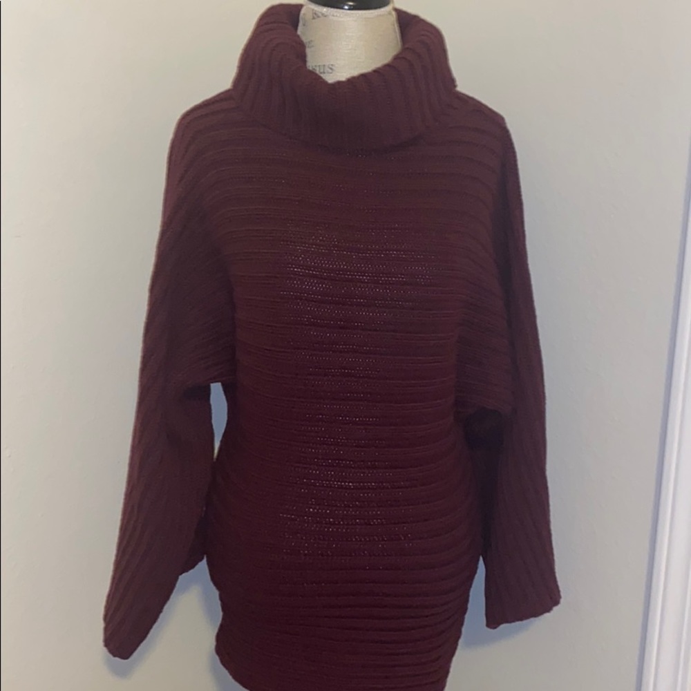 Chunky Burgundy Sweater